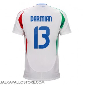 Italia Matteo Darmian #13 Vieraspaita EM-Kisat 2024 Lyhythihainen
